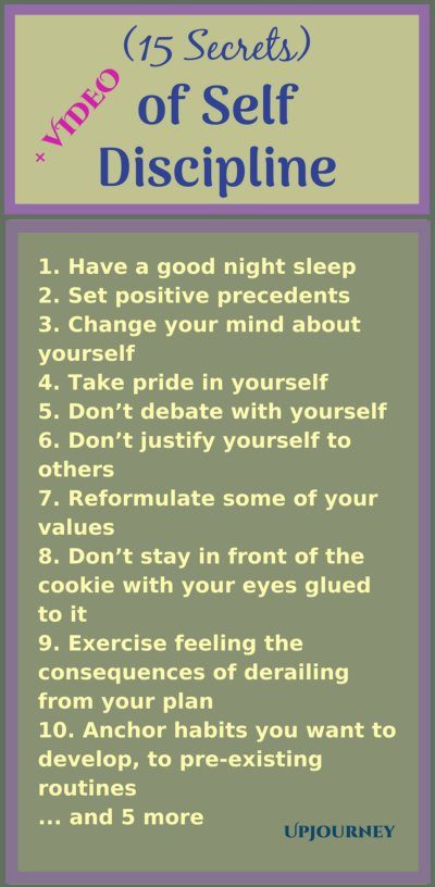 How to Have Self Discipline Tips