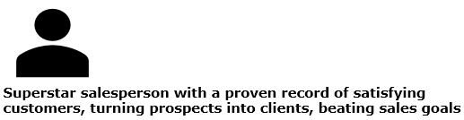 superstar salesperson