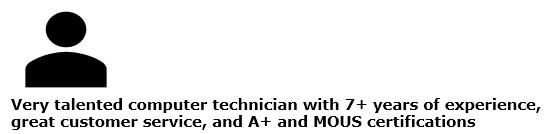 talented computer technician