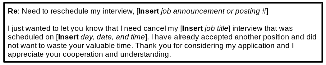interview cancellation template 1
