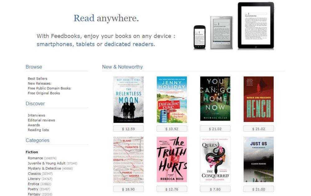 Feedbooks download free online books