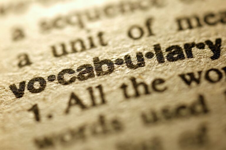 Why Is Vocabulary Important