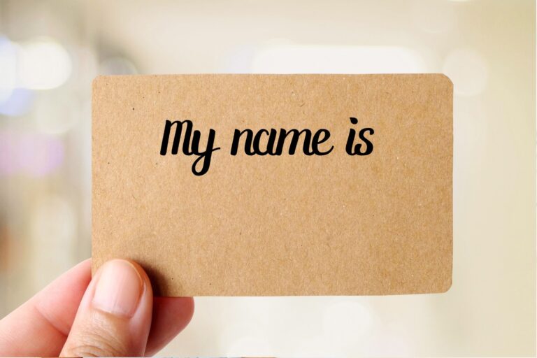 why are names important