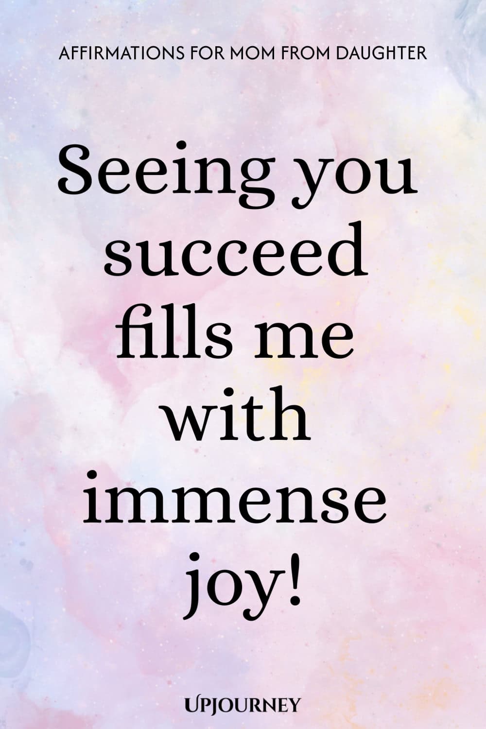 Seeing you succeed fills me with immense joy!