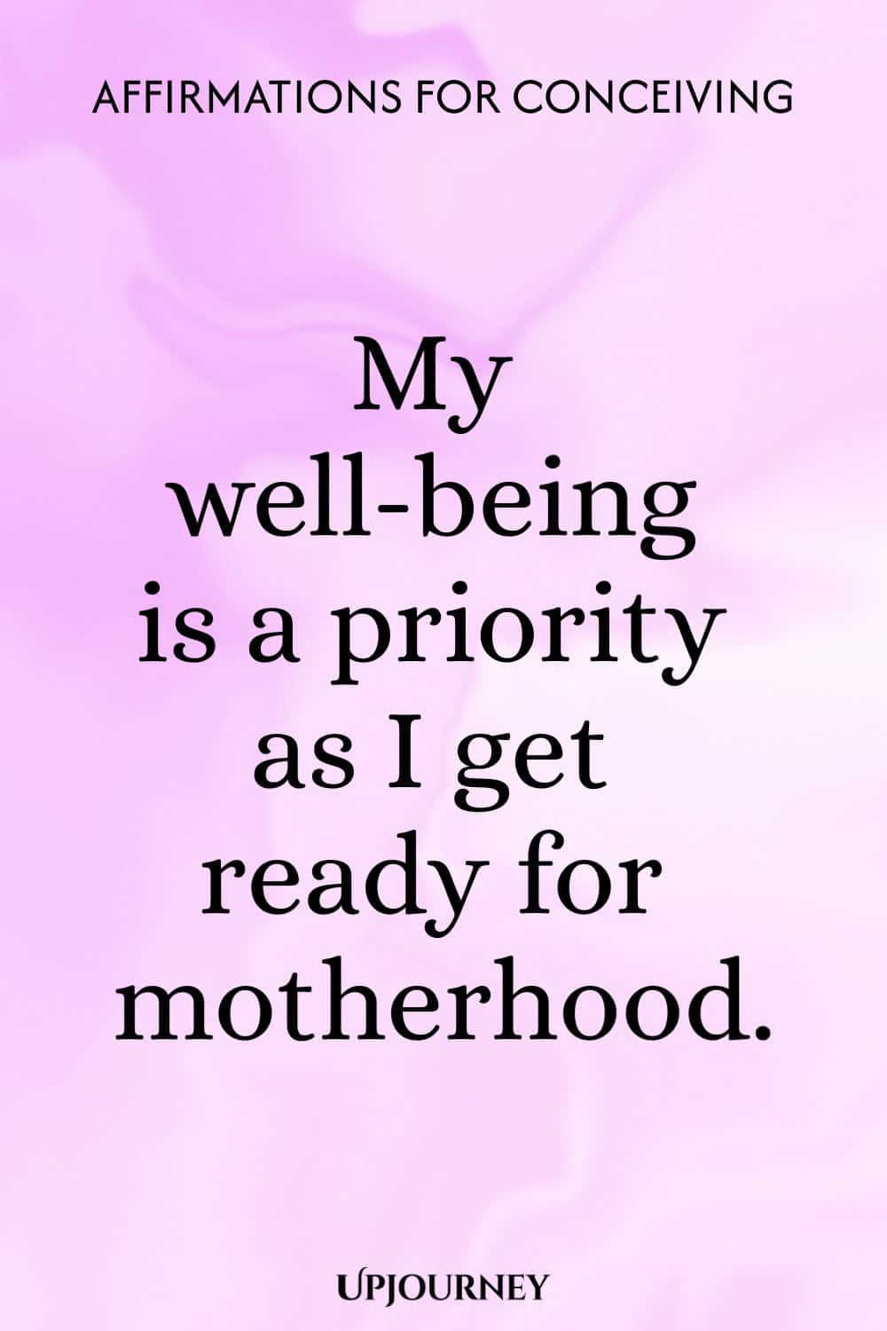 My well-being is a priority as I get ready for motherhood.