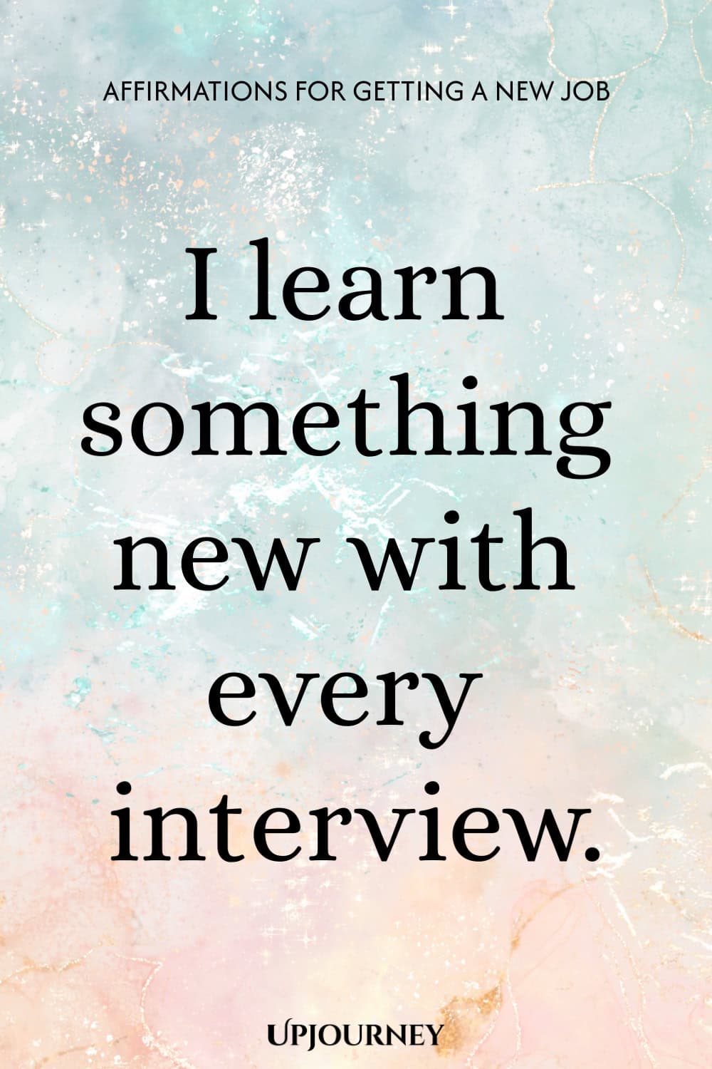 I learn something new with every interview.