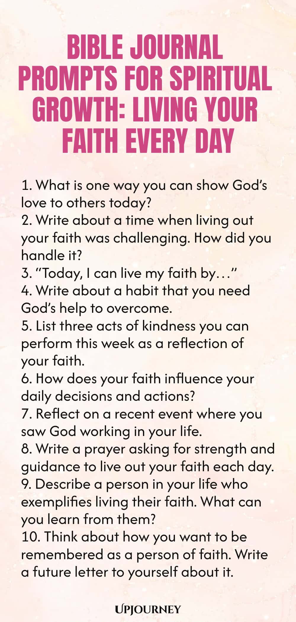 Bible Journal Prompts for Spiritual Growth: Living Your Faith Every Day