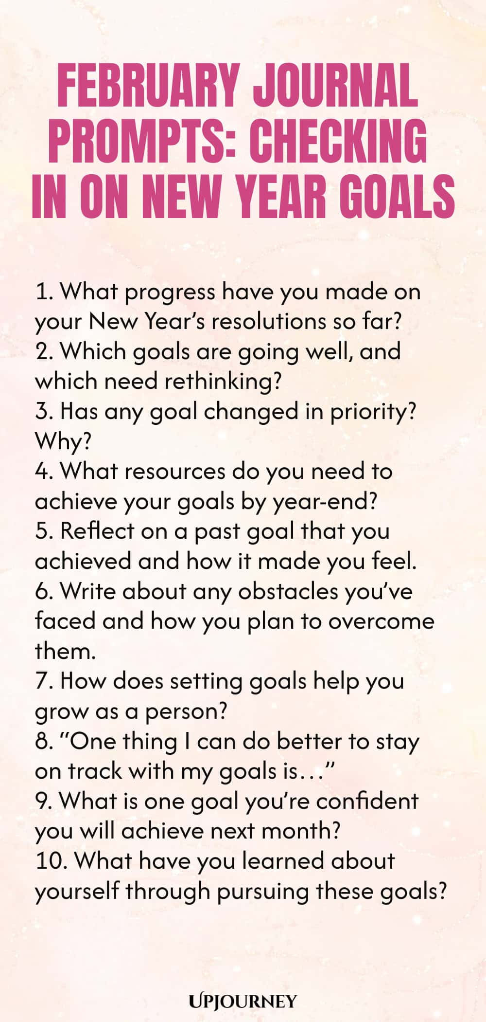 February Journal Prompts: Checking In on New Year Goals