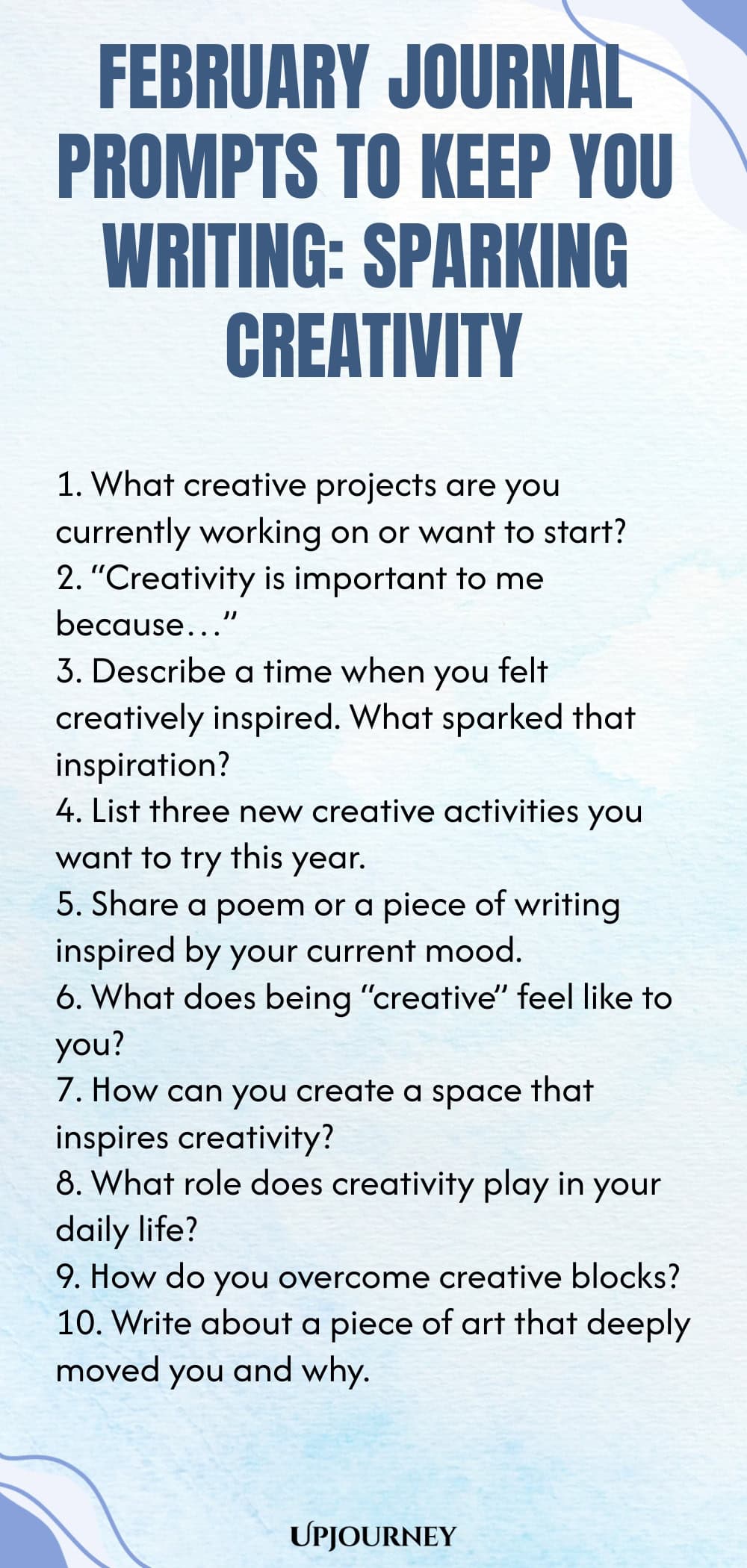 February Journal Prompts to Keep You Writing: Sparking Creativity