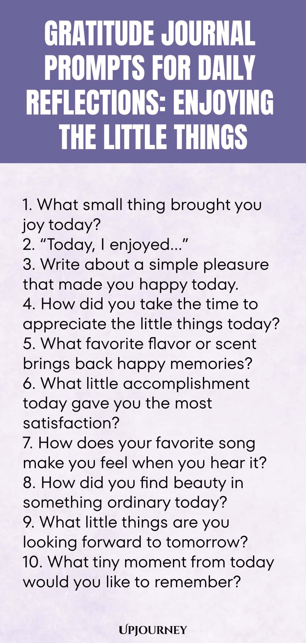 Gratitude Journal Prompts for Daily Reflections: Enjoying the Little Things