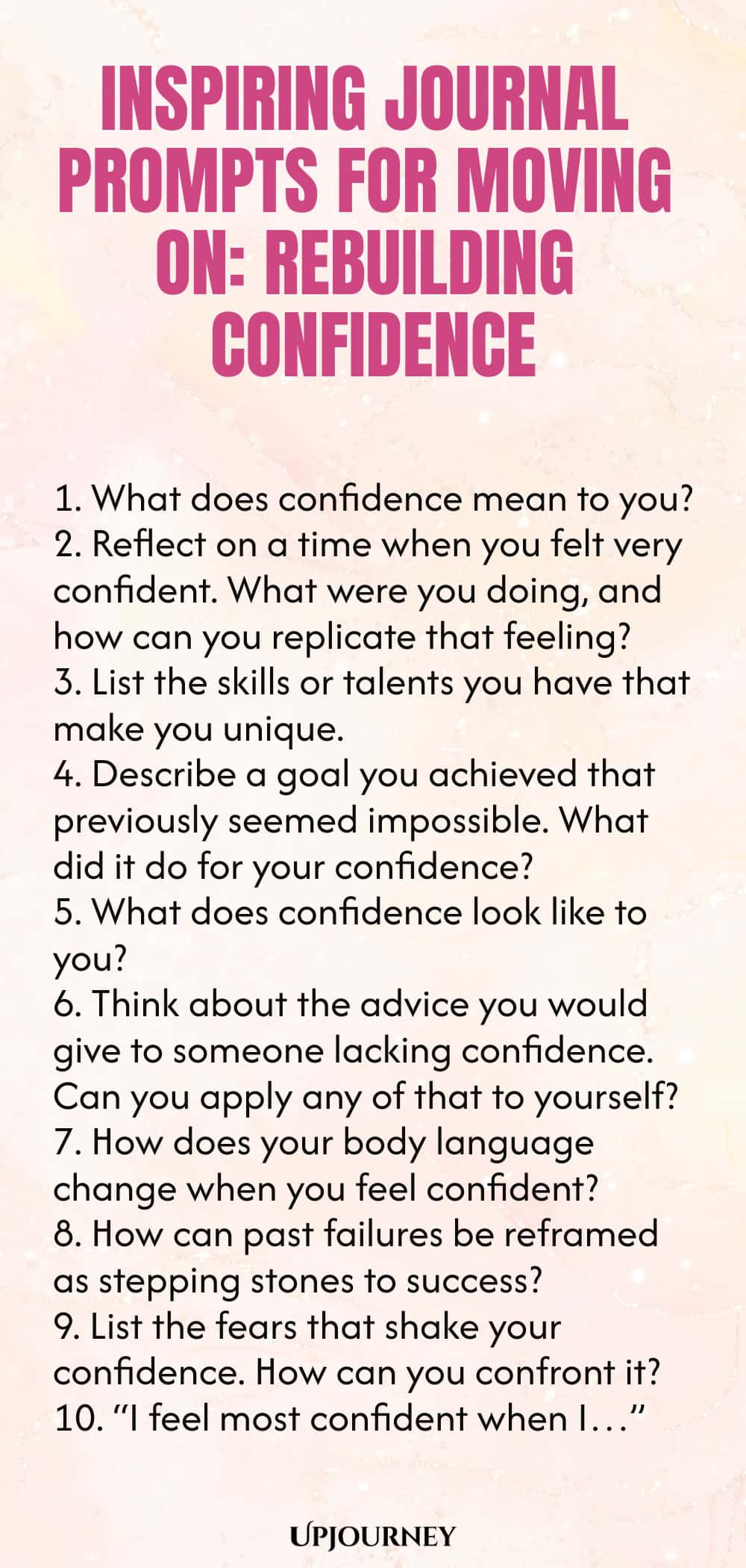 Inspiring Journal Prompts for Moving On: Rebuilding Confidence