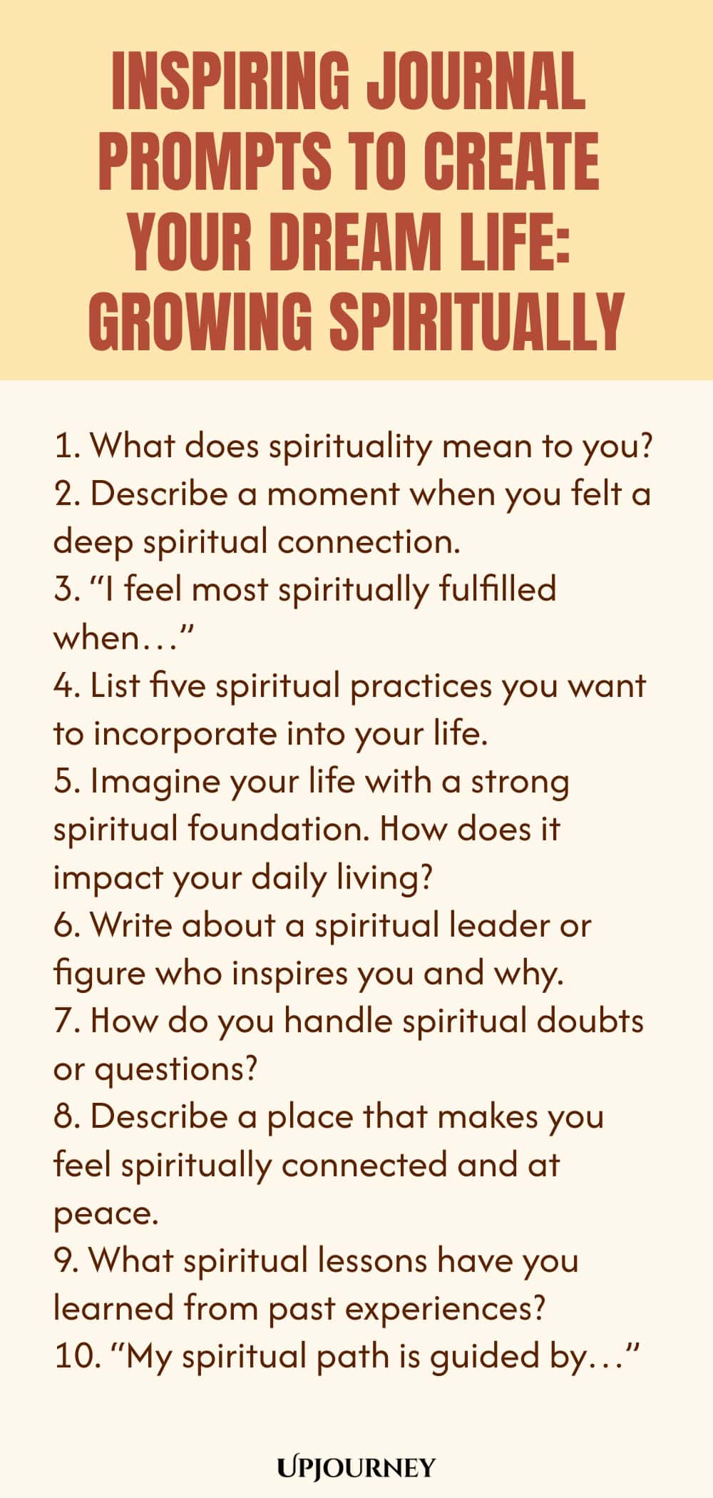 Inspiring Journal Prompts to Create Your Dream Life: Growing Spiritually