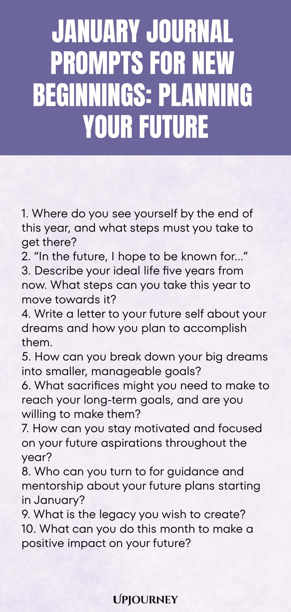 January Journal Prompts for New Beginnings: Planning Your Future
