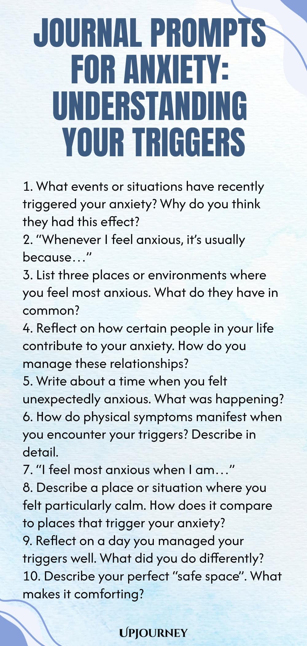 Journal Prompts for Anxiety: Understanding Your Triggers