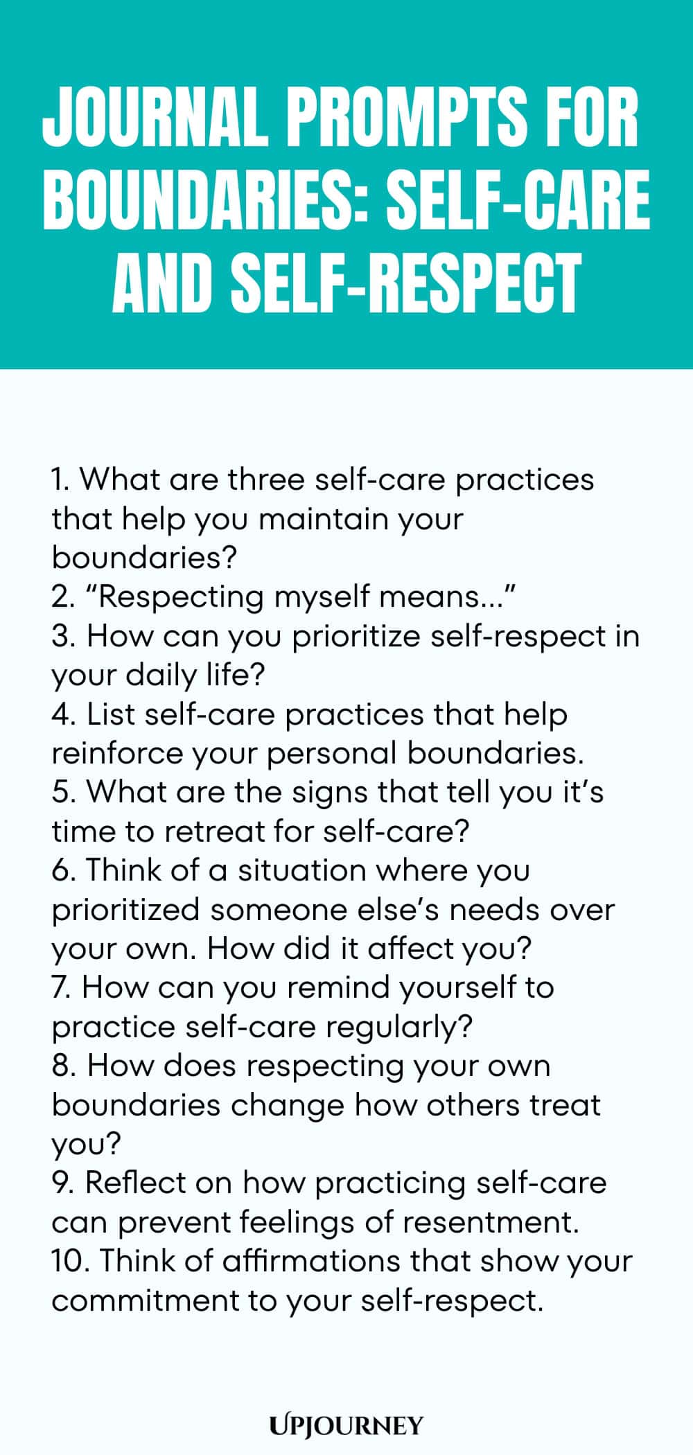 Journal Prompts for Boundaries: Self-Care and Self-Respect