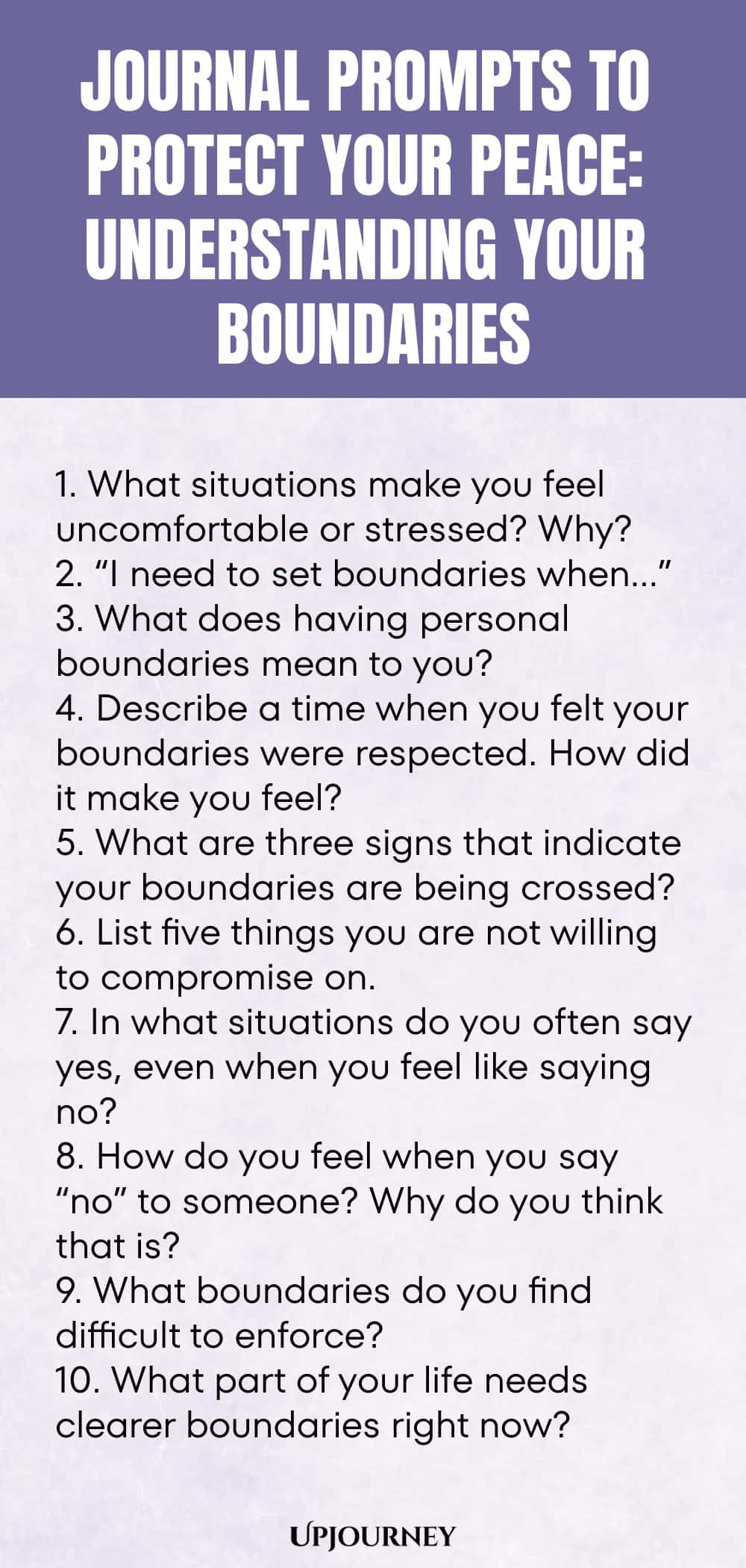 Journal Prompts to Protect Your Peace: Understanding Your Boundaries