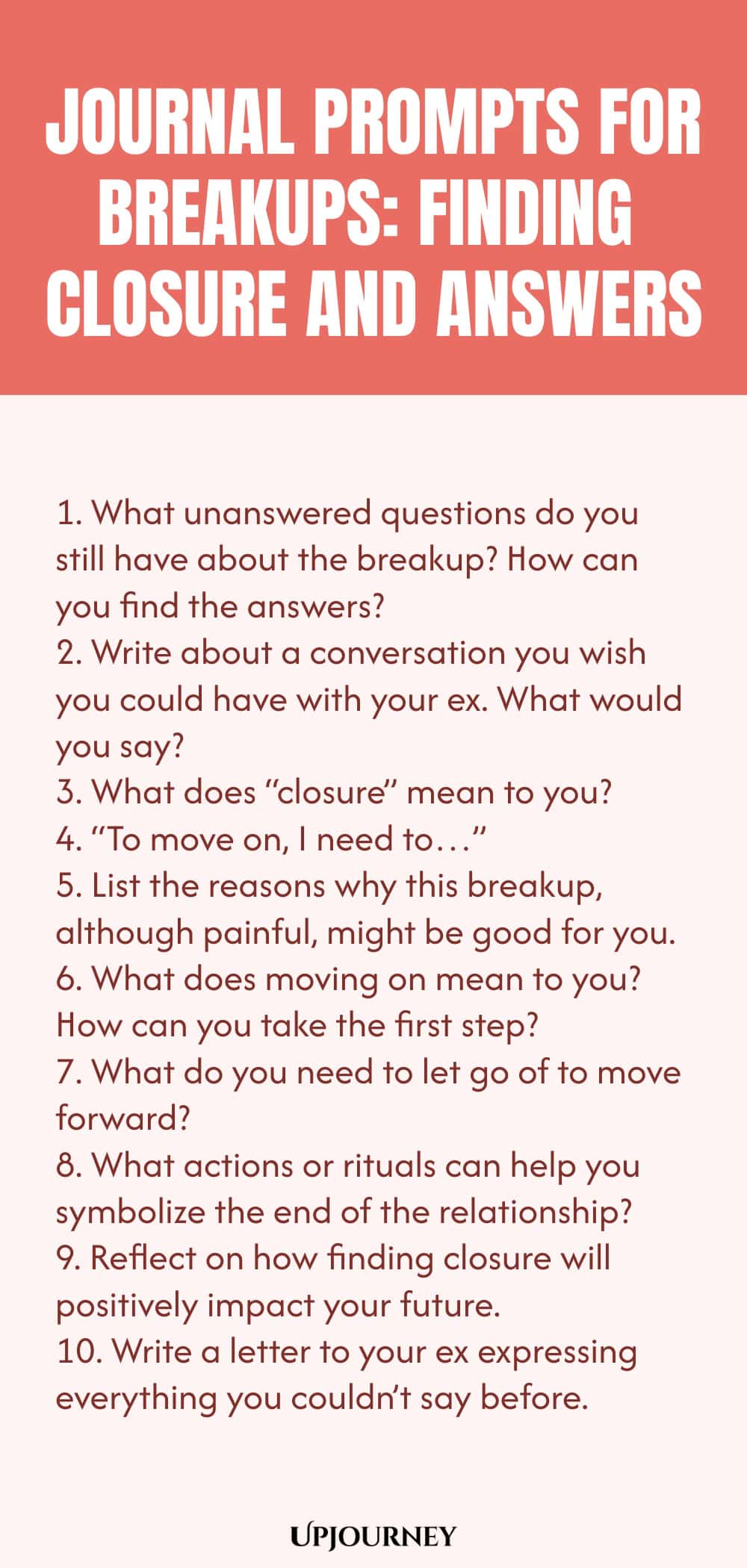 Journal Prompts for Breakups: Finding Closure and Answers