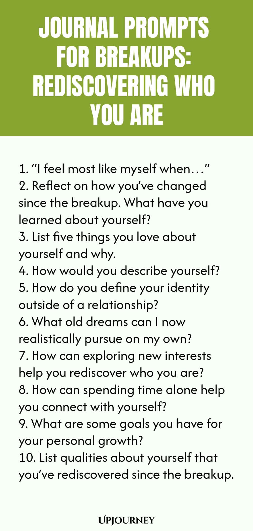 Journal Prompts for Breakups: Rediscovering Who You Are