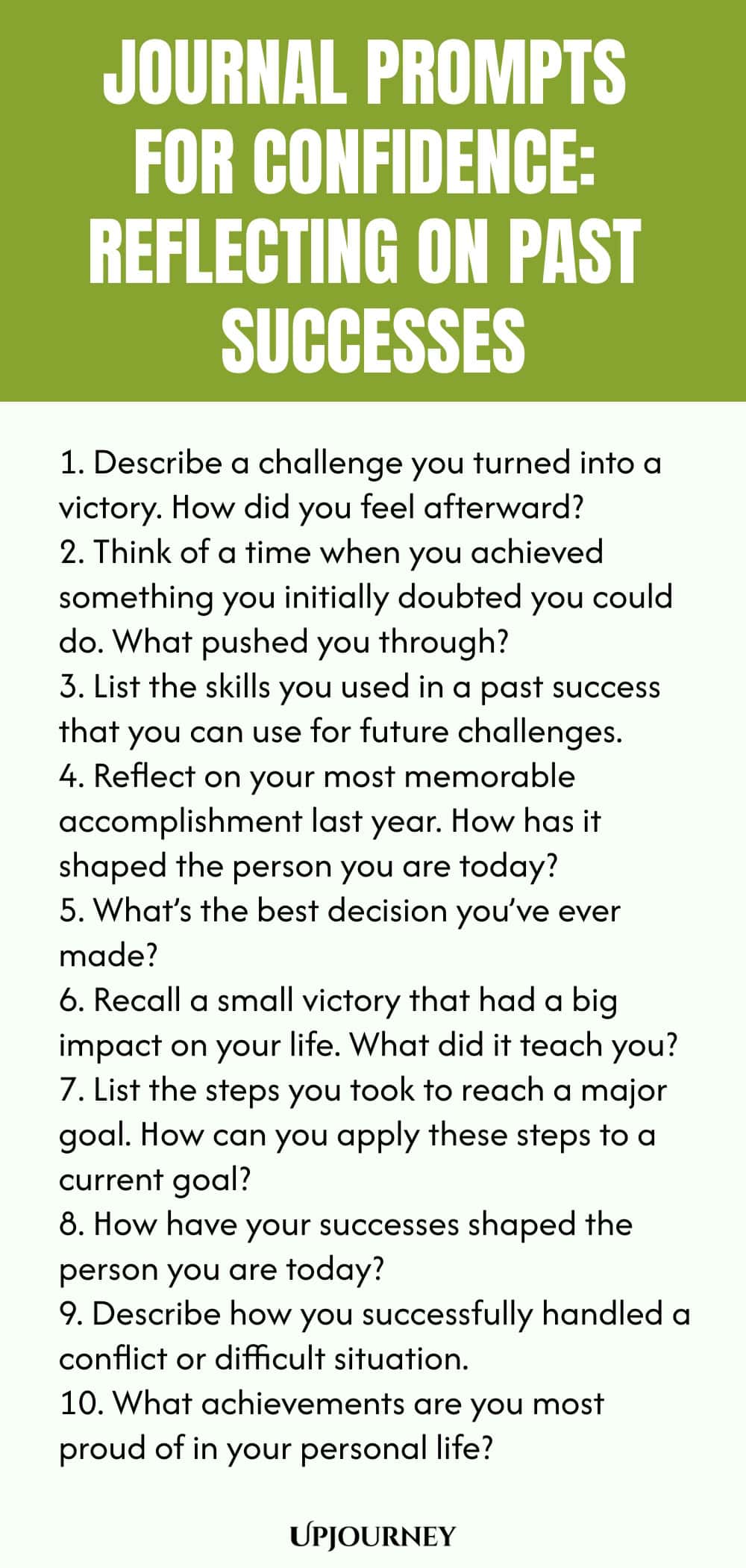Journal Prompts for Confidence: Reflecting on Past Successes