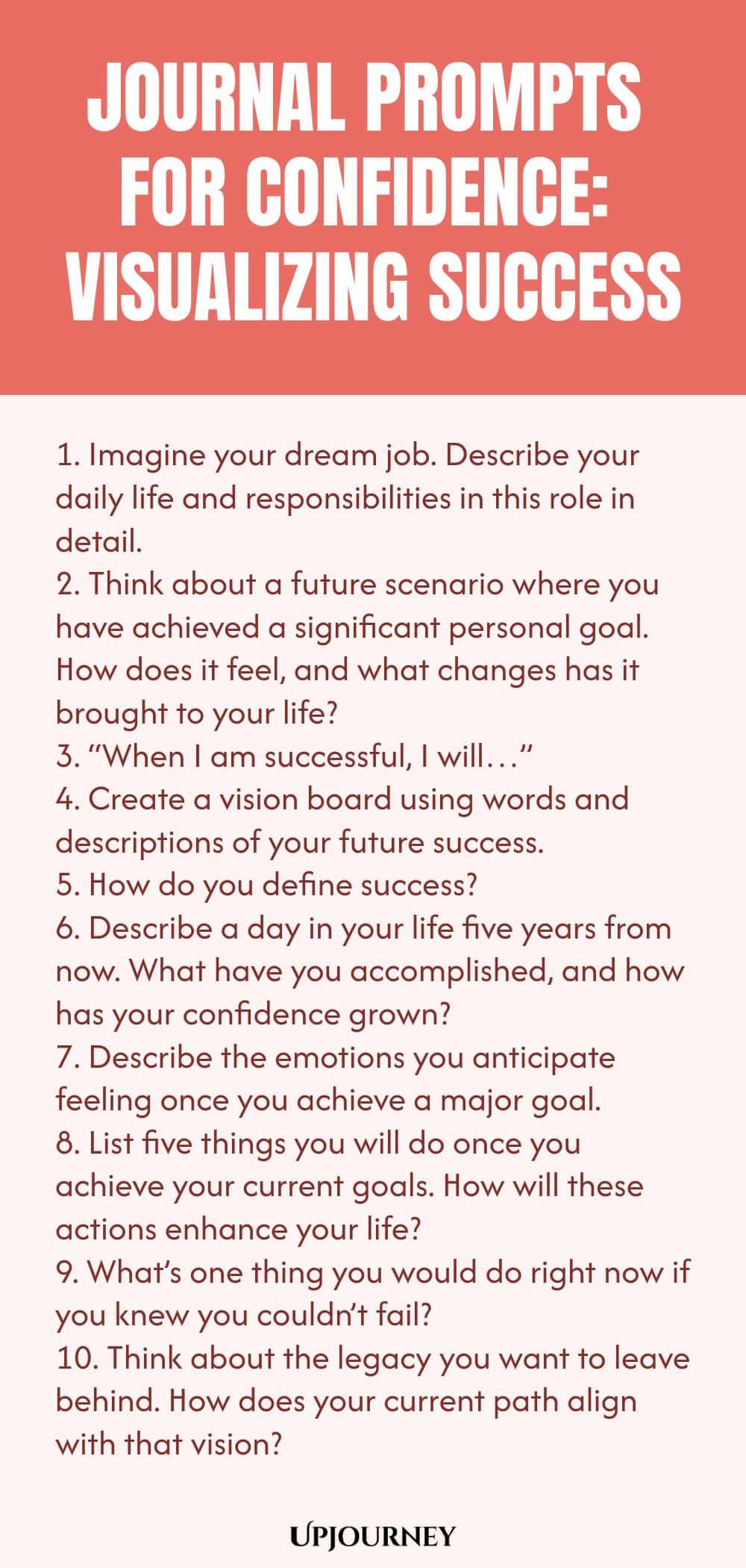Journal Prompts for Confidence: Visualizing Success