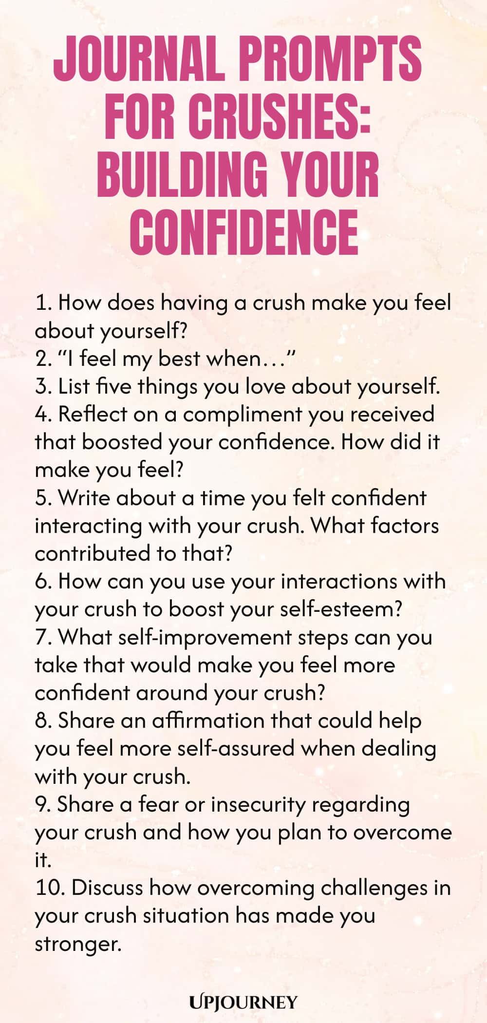 Journal Prompts for Crushes: Building Your Confidence