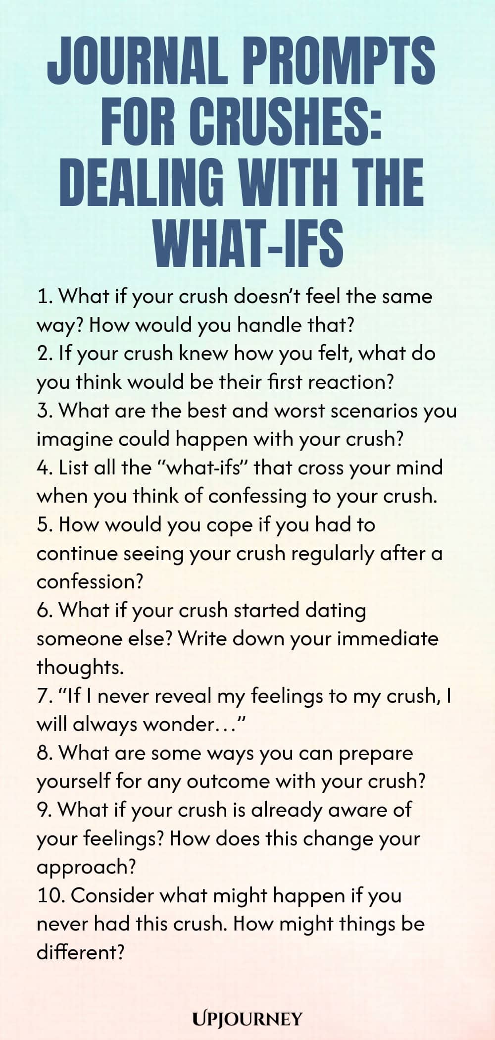 Journal Prompts for Crushes: Dealing with the What-ifs