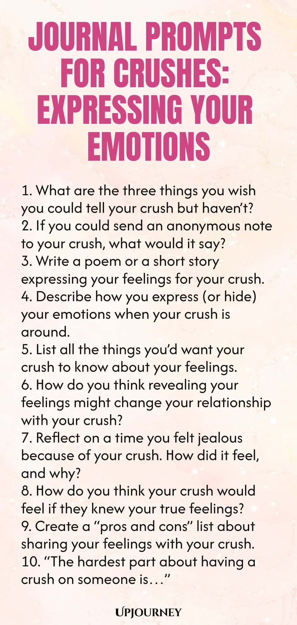 Journal Prompts for Crushes: Expressing Your Emotions