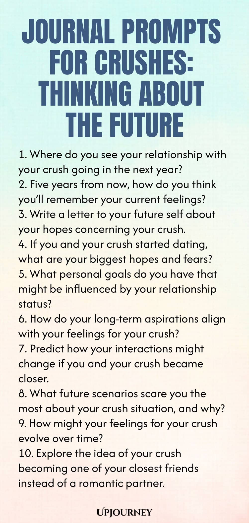 Journal Prompts for Crushes: Thinking About the Future