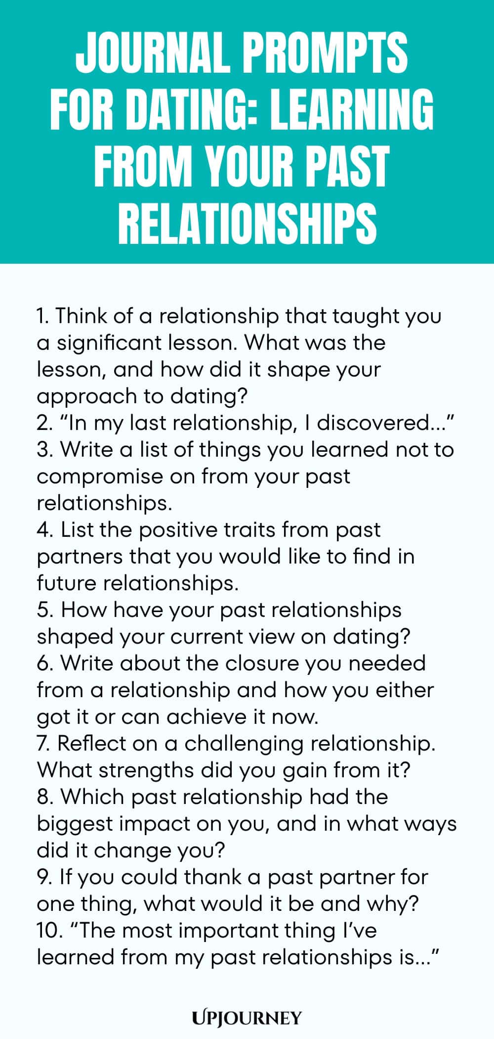 Journal Prompts for Dating: Learning from Your Past Relationships