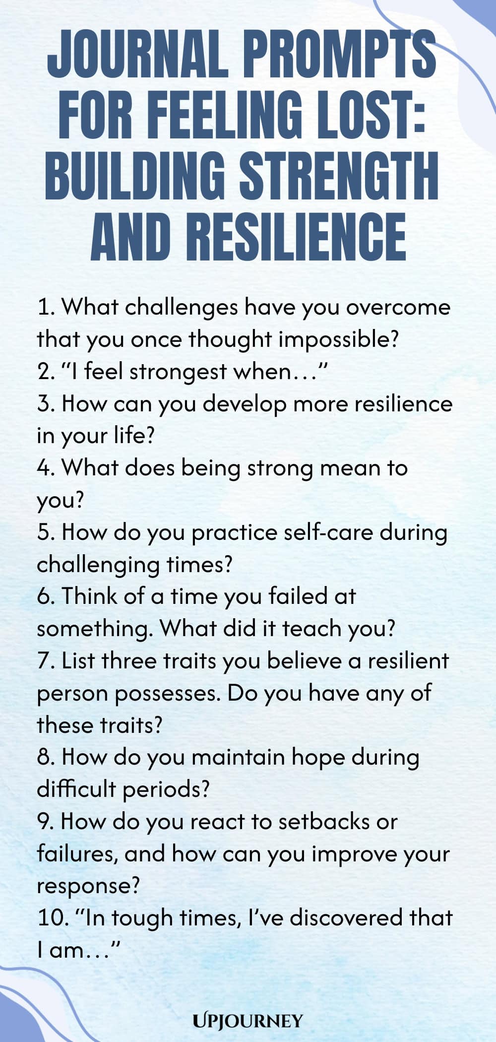 Journal Prompts for Feeling Lost: Building Strength and Resilience