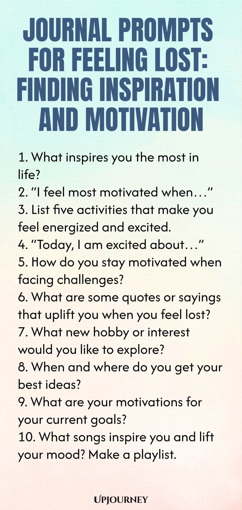 Journal Prompts for Feeling Lost: Finding Inspiration and Motivation