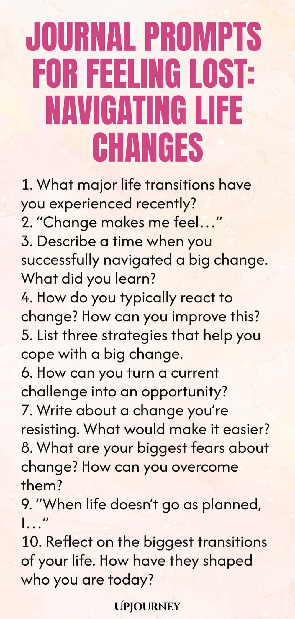 Journal Prompts for Feeling Lost: Navigating Life Changes