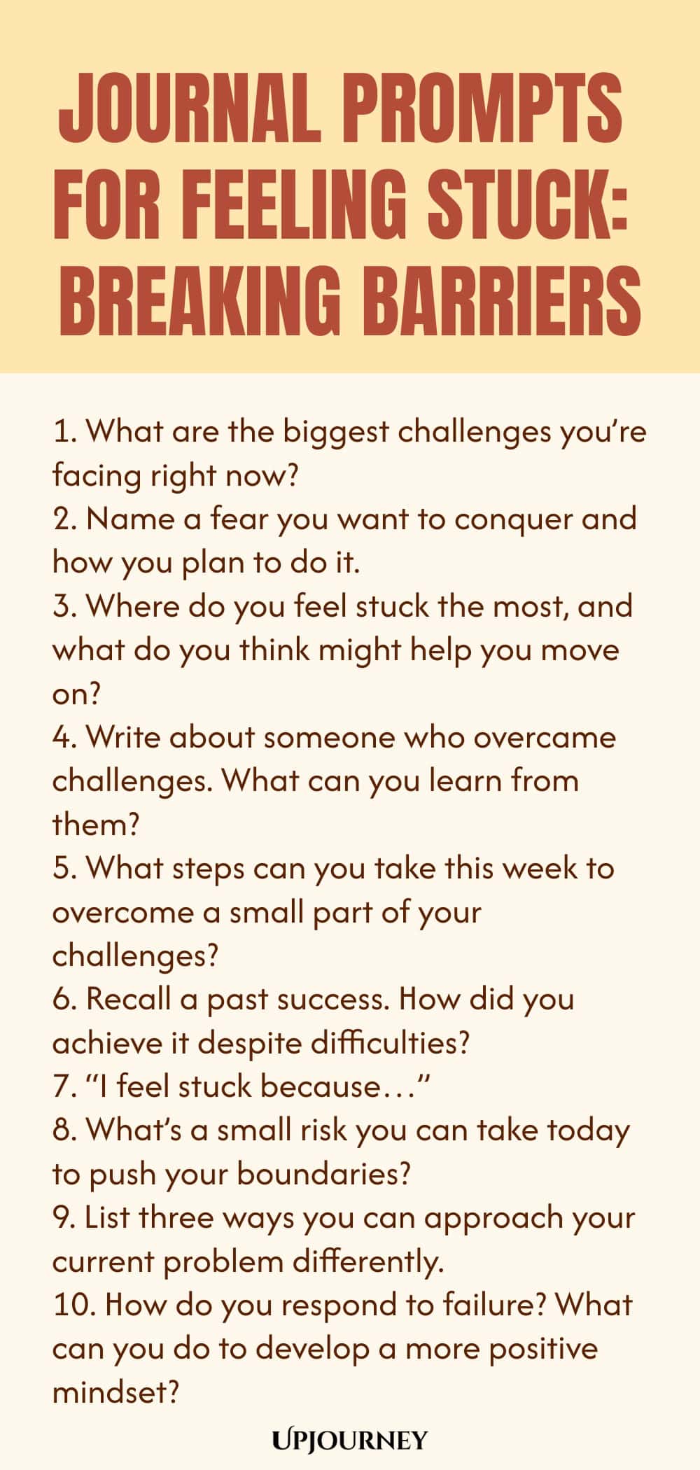 Journal Prompts for Feeling Stuck: Breaking Barriers