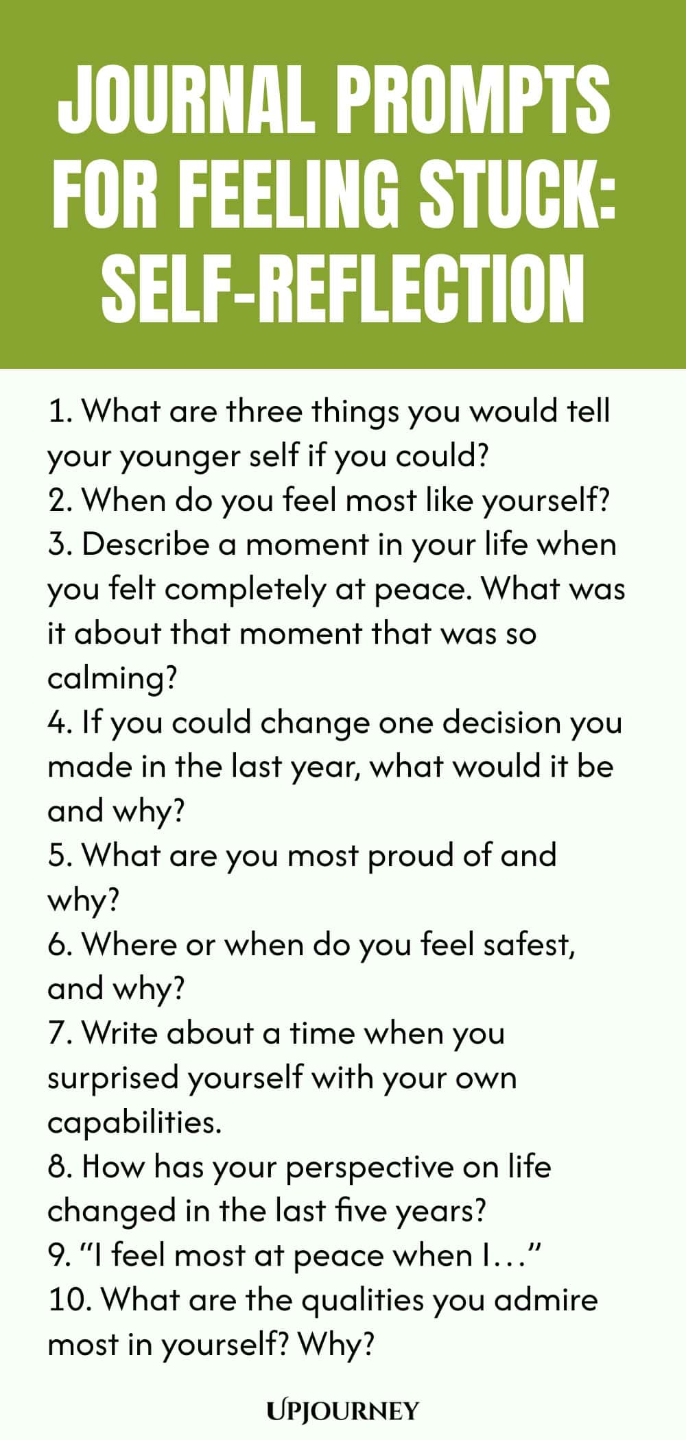 Journal Prompts for Feeling Stuck: Self-Reflection