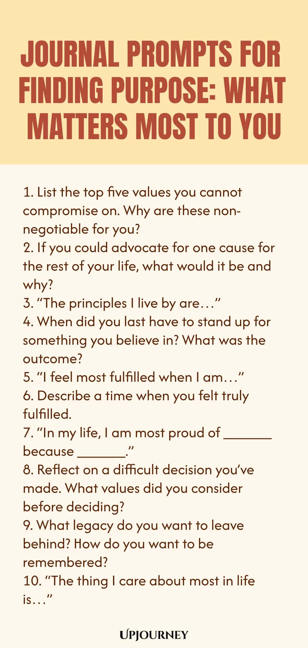 Journal Prompts for Finding Purpose: What Matters Most to You
