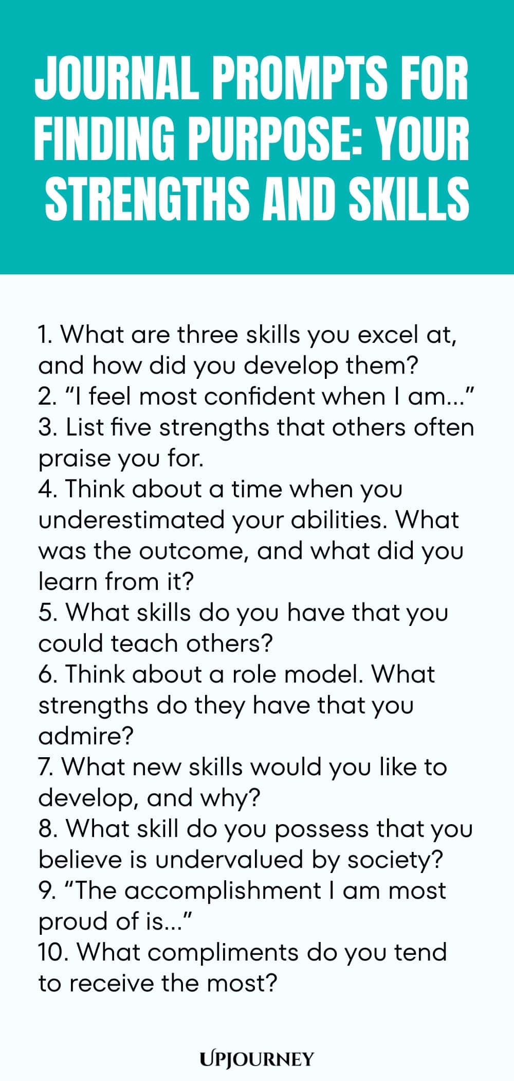 Journal Prompts for Finding Purpose: Your Strengths and Skills