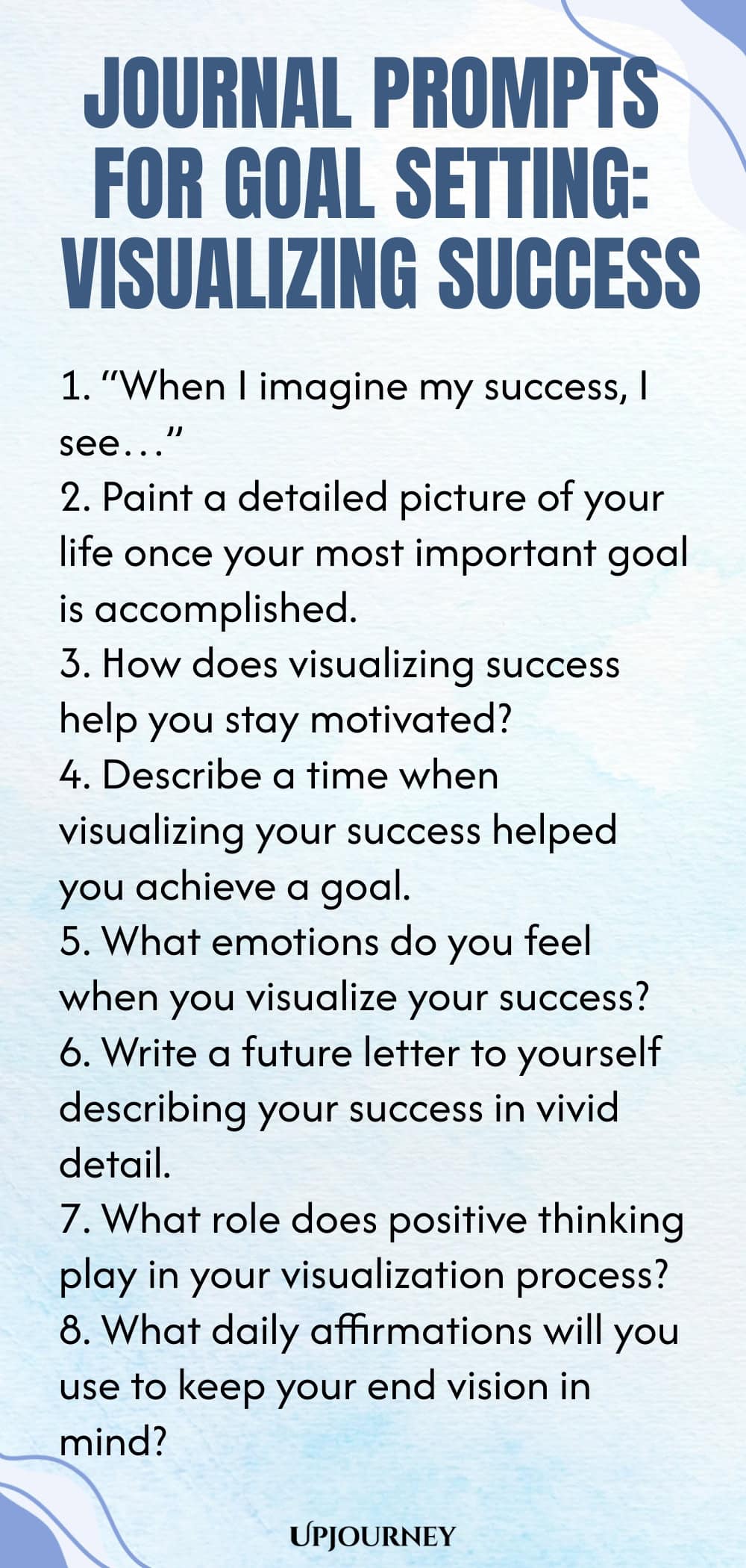 Journal Prompts for Goal Setting: Visualizing Success