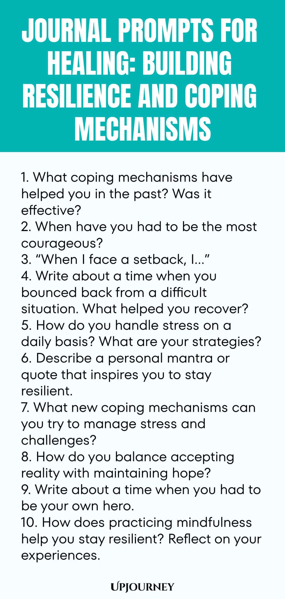 Journal Prompts for Healing: Building Resilience and Coping Mechanisms