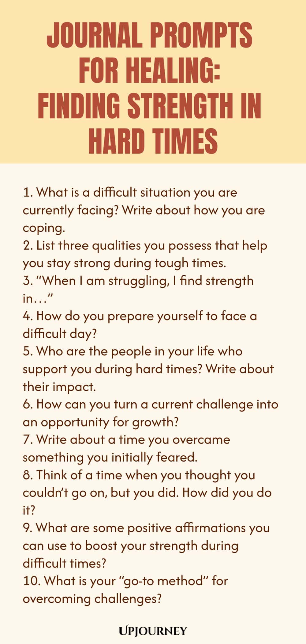 Journal Prompts for Healing: Finding Strength in Hard Times