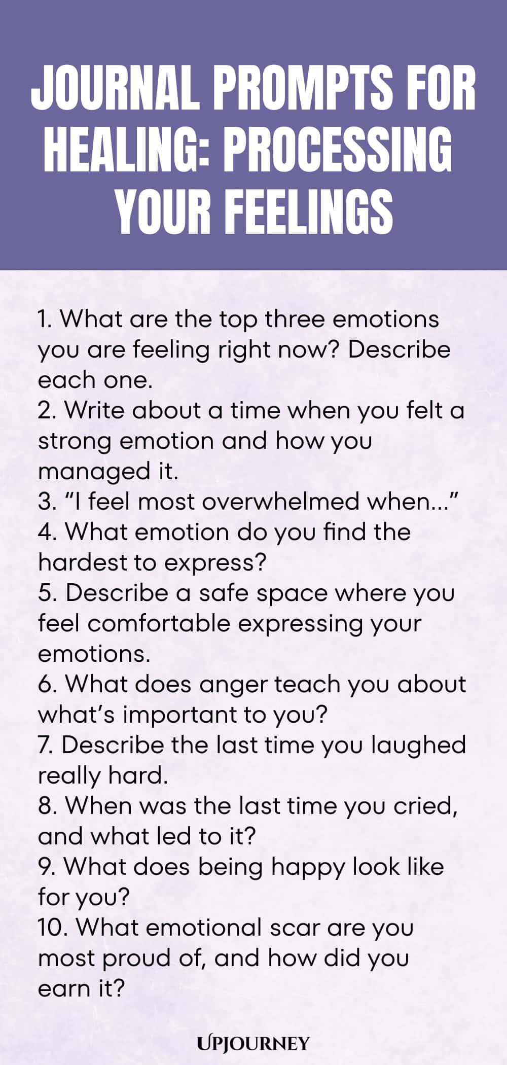 Journal Prompts for Healing: Processing Your Feelings
