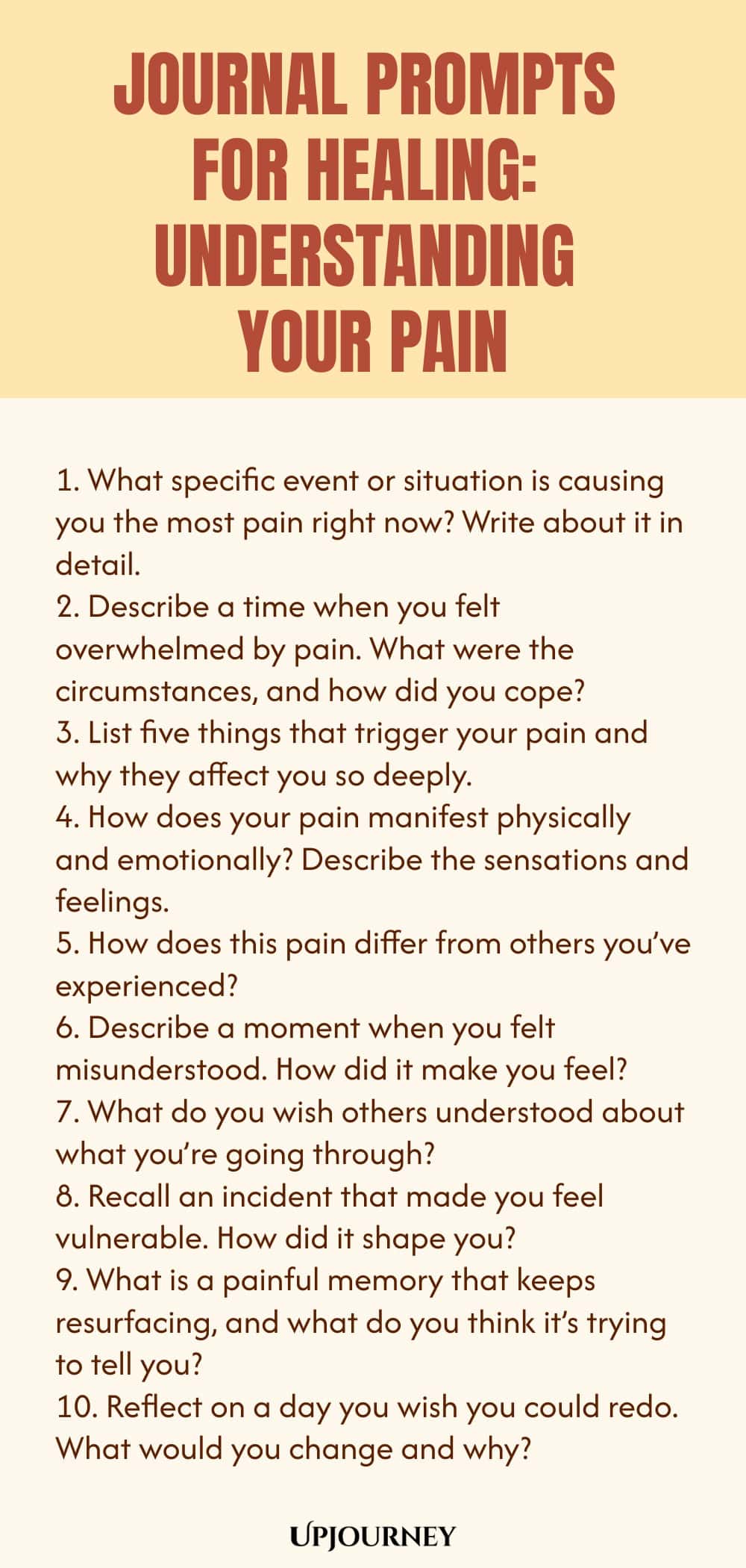 Journal Prompts for Healing: Understanding Your Pain