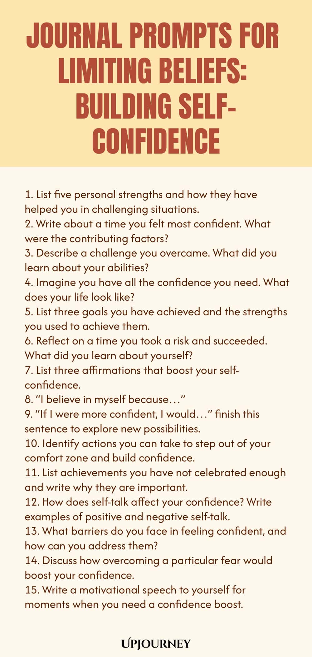Journal Prompts for Limiting Beliefs: Building Self-Confidence