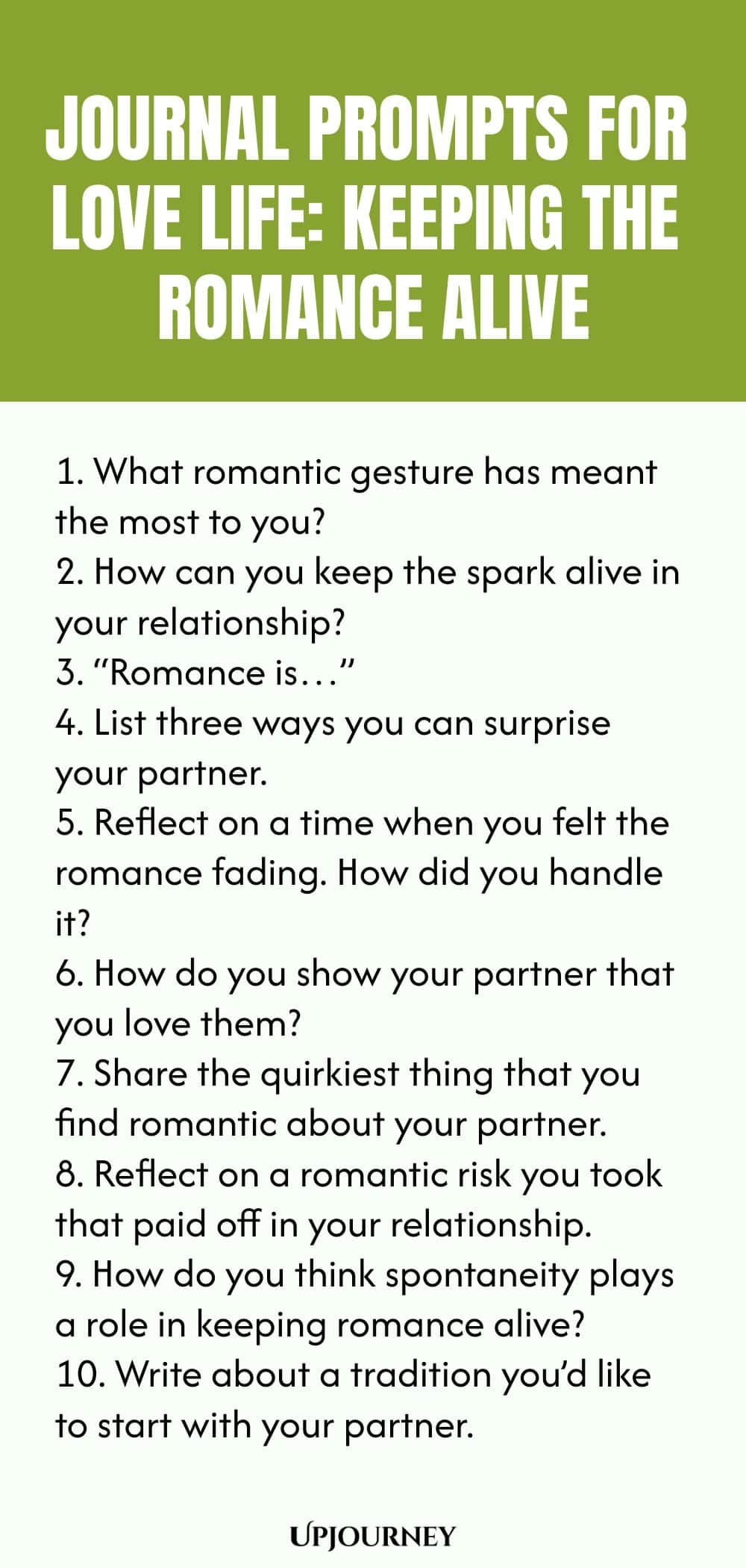 Journal Prompts for Love Life: Keeping the Romance Alive