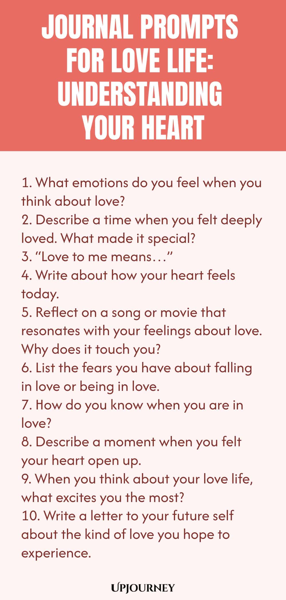Journal Prompts for Love Life: Understanding Your Heart