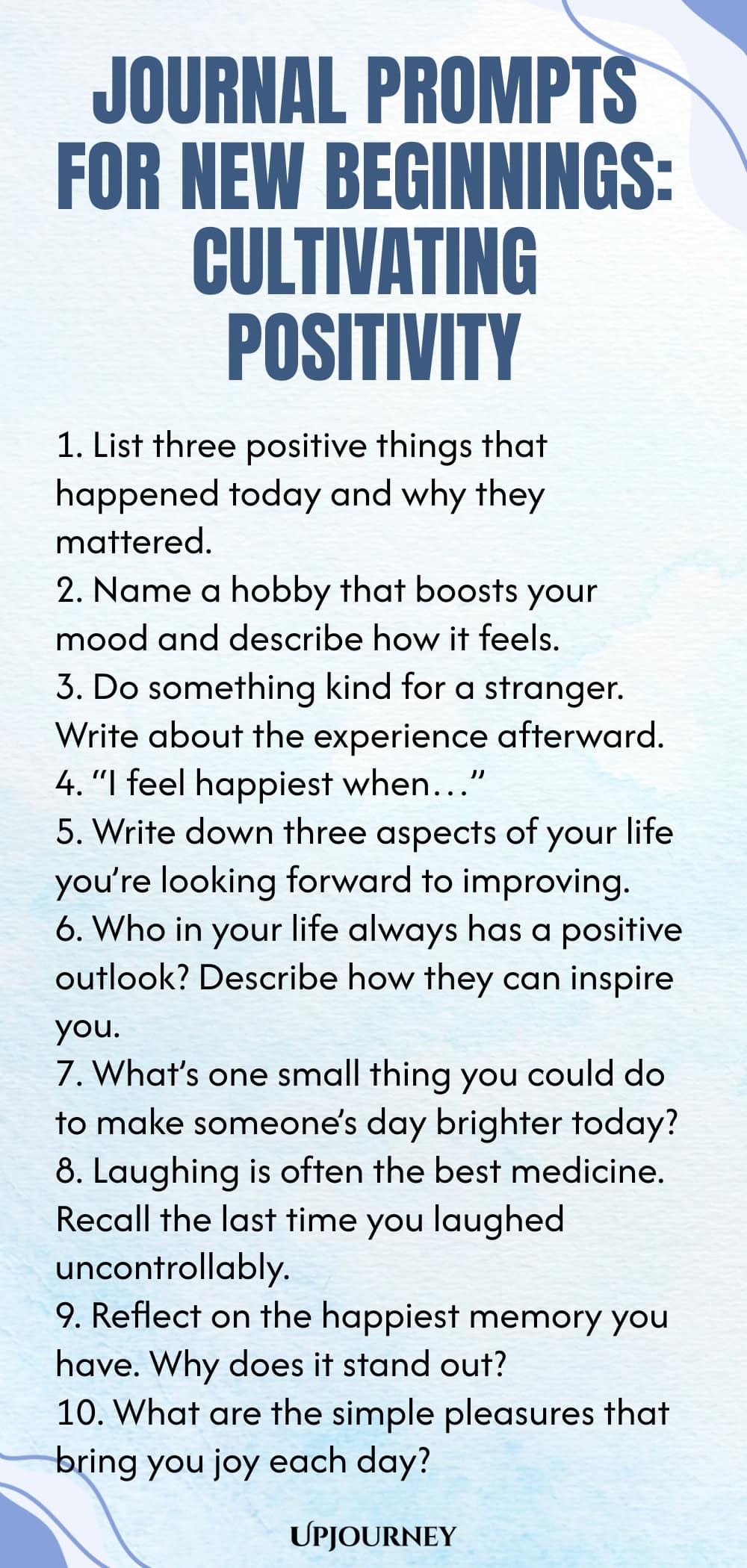 Journal Prompts for New Beginnings: Cultivating Positivity