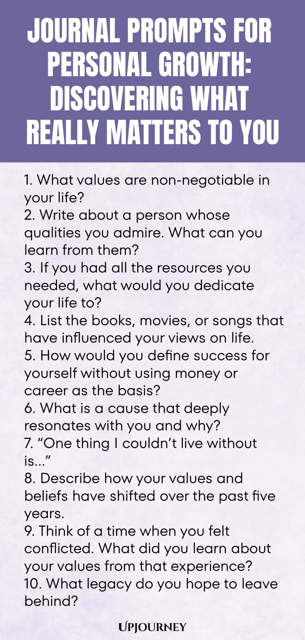 Journal Prompts for Personal Growth: Discovering What Really Matters to You