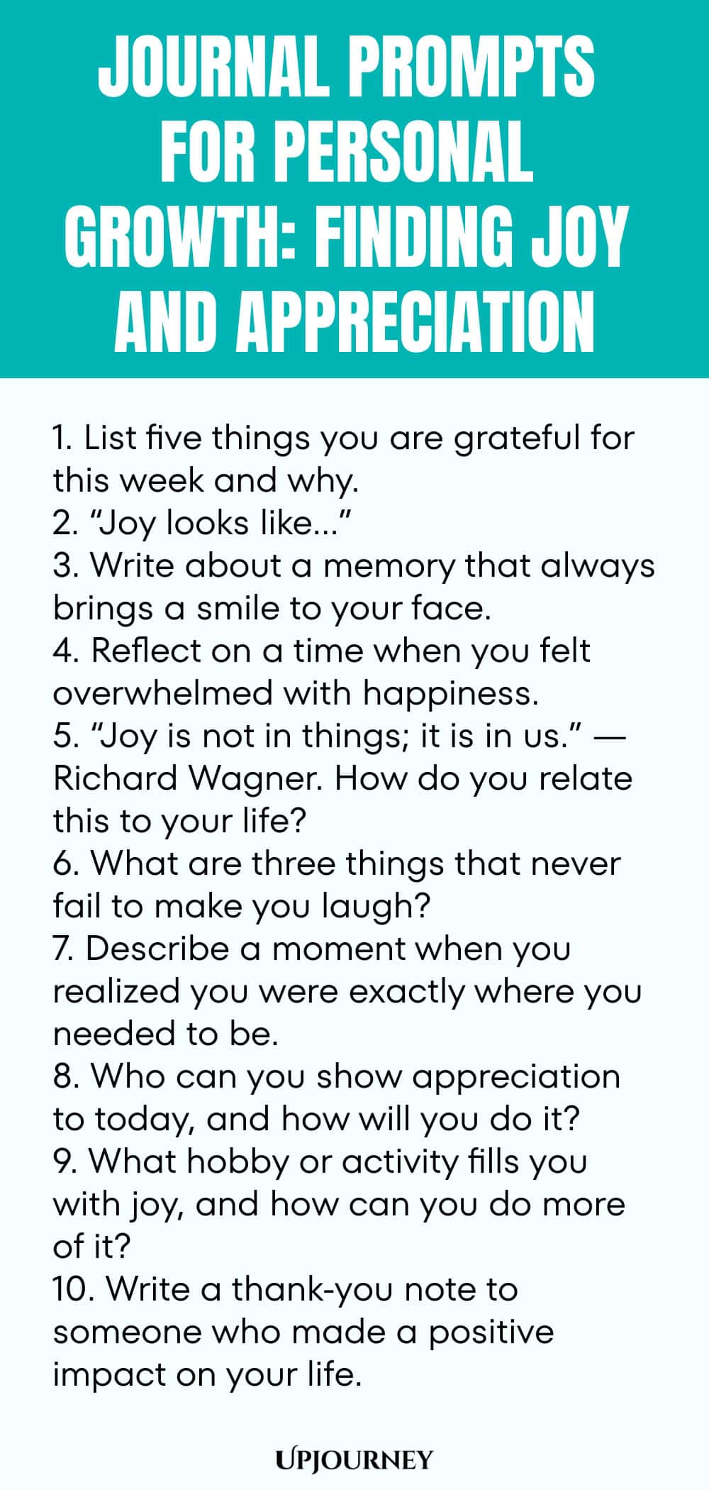 Journal Prompts for Personal Growth: Finding Joy and Appreciation