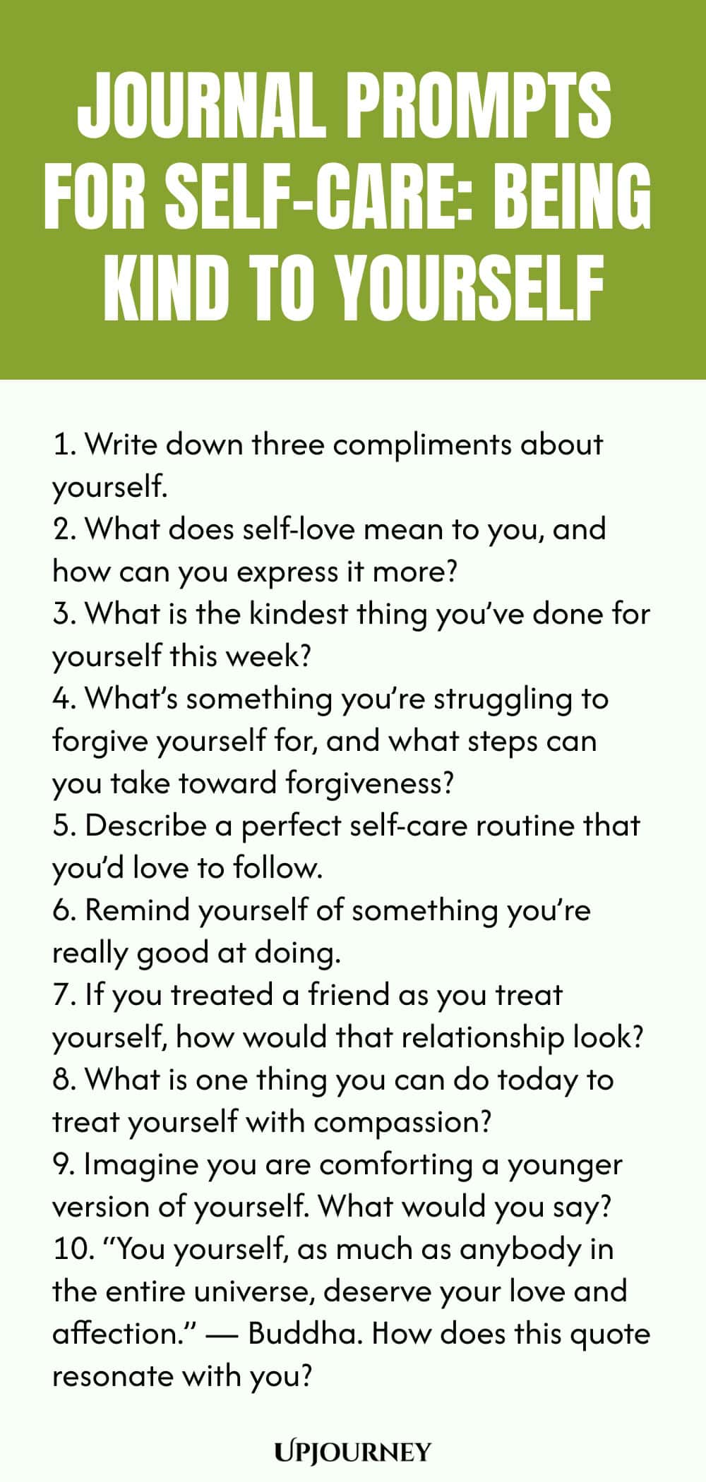Journal Prompts for Self-Care: Being Kind to Yourself