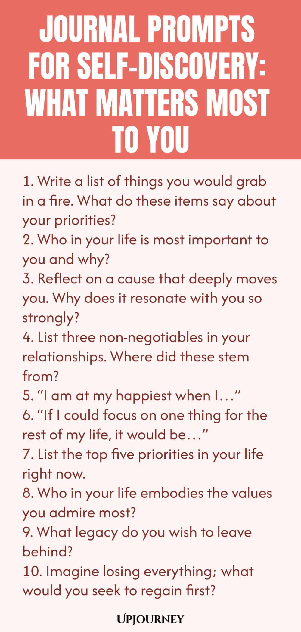 Journal Prompts for Self-Discovery: What Matters Most to You