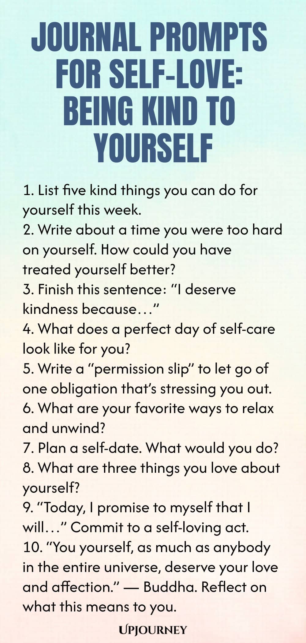 Journal Prompts for Self-Love: Being Kind to Yourself